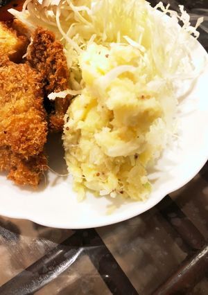 揚げ物に添えたいポテサラ、捨て野菜復活-レシピのメイン写真