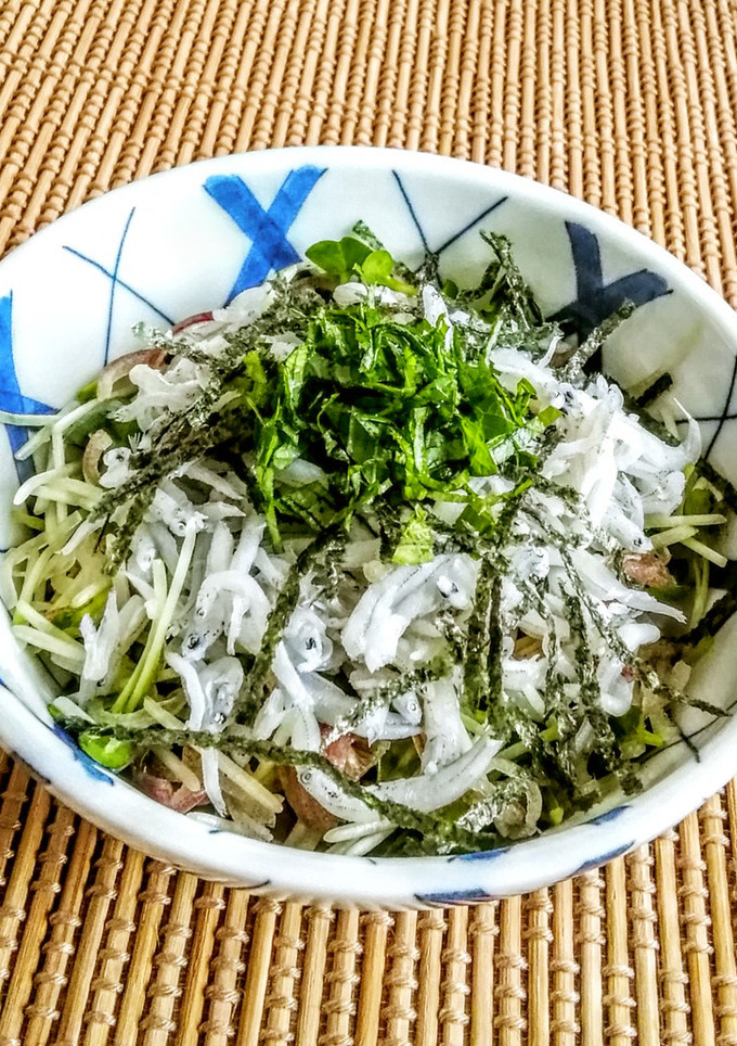 貝割れ使いきり!! しらす丼-レシピのメイン写真