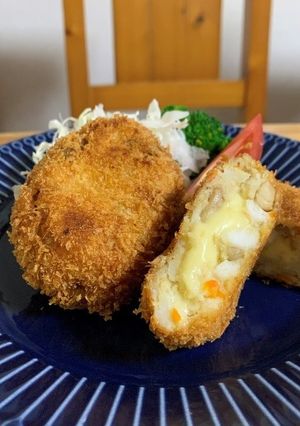 【リメイク】チーズインおからdeコロッケ-レシピのメイン写真