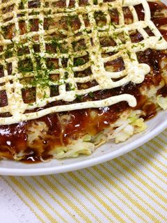 そうめん入りお好み焼き-レシピのメイン写真