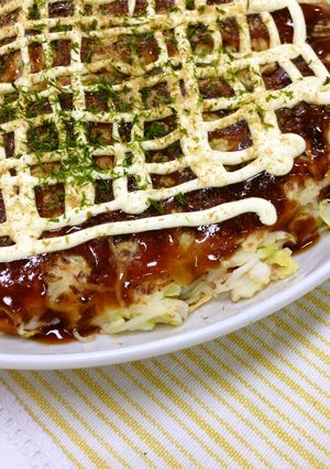 そうめん入りお好み焼き-レシピのメイン写真