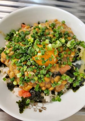 時短納豆丼-レシピのメイン写真