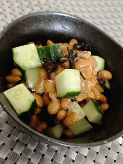 きゅうり塩昆布納豆★-レシピのメイン写真