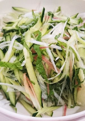 大人の薬味サラダ-レシピのメイン写真
