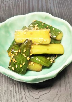 胡瓜の合わせ酢炒め-レシピのメイン写真