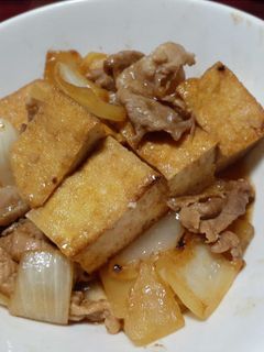 厚あげと豚こまの炒め物-レシピのメイン写真