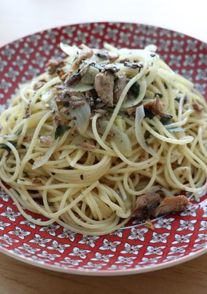 缶詰秋刀魚をつかったパスタ-レシピのメイン写真