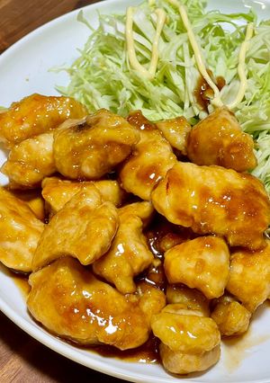 超やわらか！簡単鶏むねガリバタ醤油チキン-レシピのメイン写真
