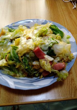 キャベツとベーコンの炒めもの-レシピのメイン写真