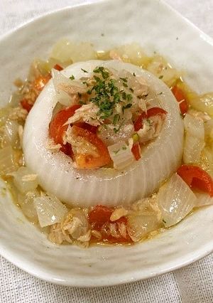 【使いきり】玉ねぎ丸ごとイタリアンサラダ-レシピのメイン写真