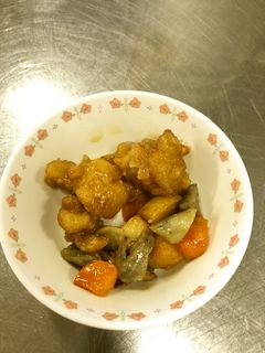 鶏肉と根菜の黒酢あんかけ-レシピのメイン写真