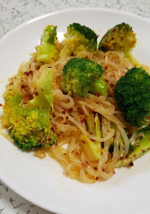 超簡単!しらたきペペロンチーノ-レシピのメイン写真
