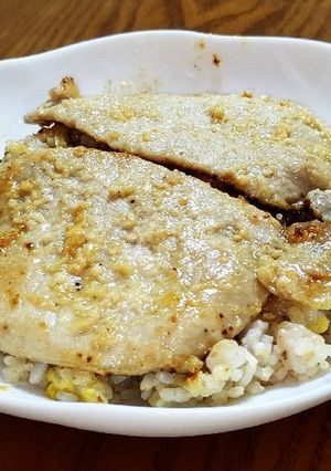 豚ロースの蜂蜜にんにく味噌漬け。-レシピのメイン写真