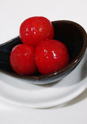 湯むきトマトのオリゴ糖漬け-レシピのメイン写真
