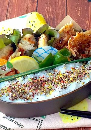 レモンバジルチキン弁当 詰め方-レシピのメイン写真