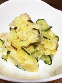 塩昆布ポテトサラダ-レシピのメイン写真