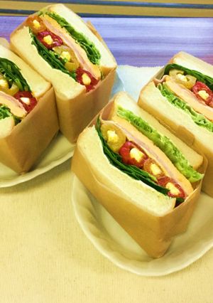 パプリカのクリームチーズサンドイッチ-レシピのメイン写真