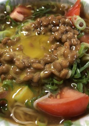 ぶっかけ素麺（素麺アレンジ）-レシピのメイン写真
