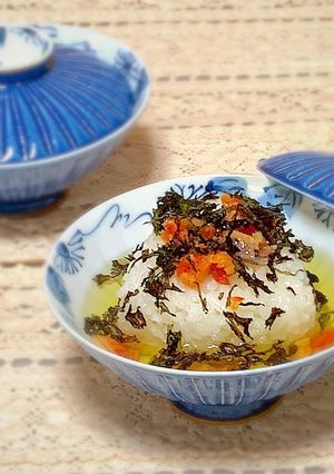 夏の終わりの鮭茶漬け-レシピのメイン写真