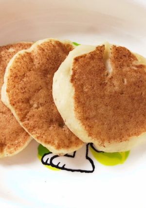 【離乳食後期】豆腐とバナナのパンケーキ-レシピのメイン写真