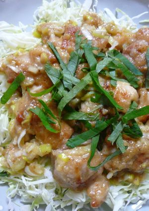 ねぎ!味噌!ごま!マヨ!の鳥モモ焼き-レシピのメイン写真