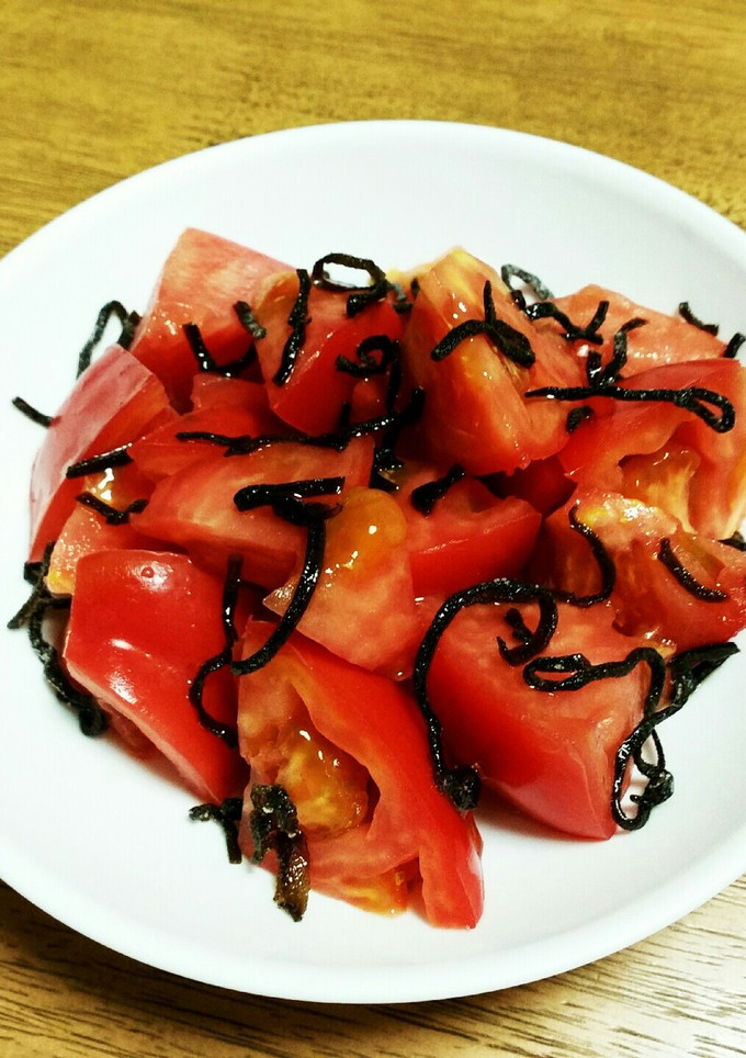 ◎●トマトの塩昆布和え●◎-レシピのメイン写真