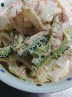 和風ツナマヨゴーヤ-レシピのメイン写真