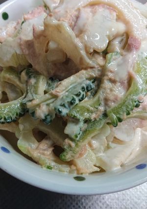 和風ツナマヨゴーヤ-レシピのメイン写真