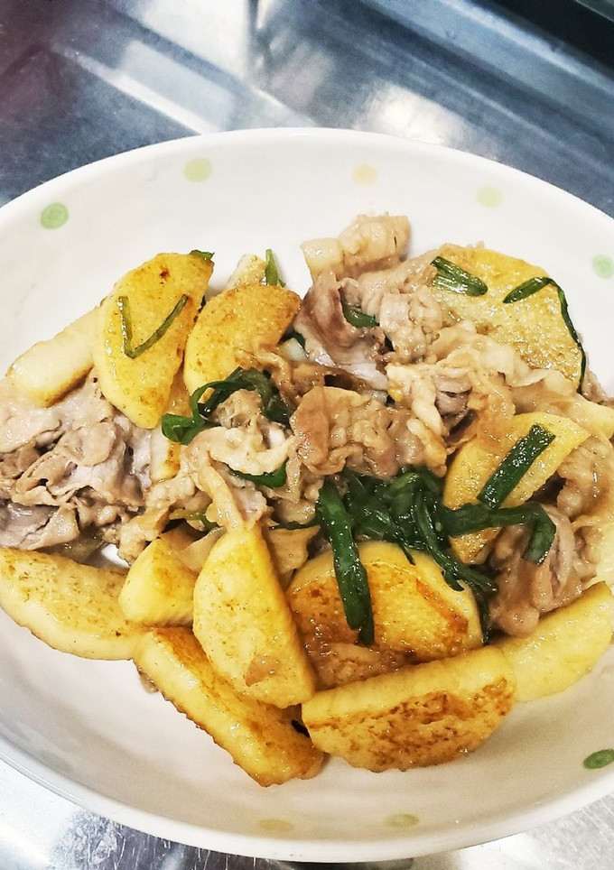 長芋と豚肉のオイスター炒め-レシピのメイン写真