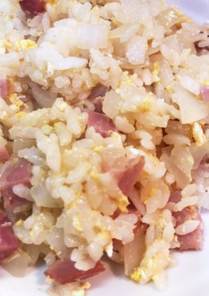 焼豚とタマネギのチャーハン-レシピのメイン写真