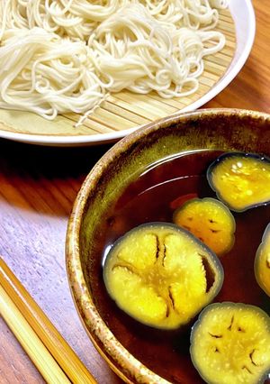 シンプルなのに美味しい☆なすのそうめん-レシピのメイン写真