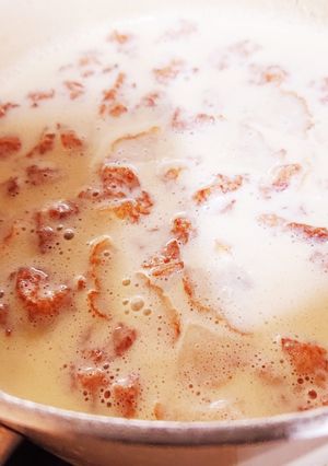 練り物の豆乳スープ-レシピのメイン写真