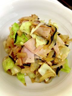 キャベツとツナの塩昆布バター炒め-レシピのメイン写真