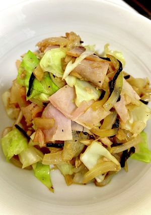 キャベツとツナの塩昆布バター炒め-レシピのメイン写真