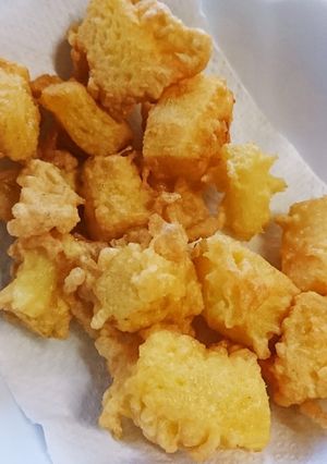 そうめんうり（そうめんかぼちゃ）の天ぷら-レシピのメイン写真