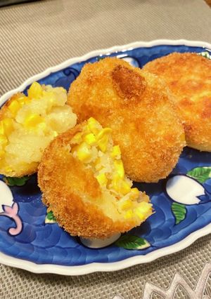 ホックホク！あま〜いとうもろこしコロッケ-レシピのメイン写真