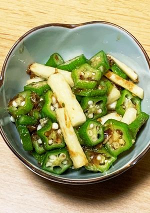 長芋とオクラのおかかナムル風-レシピのメイン写真