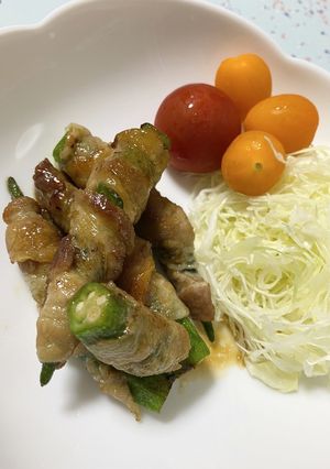 オクラの肉巻き-レシピのメイン写真