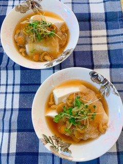 温豆腐のなめこおろしかけ-レシピのメイン写真
