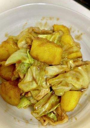 ジャガイモと豚ロースの回鍋肉風-レシピのメイン写真