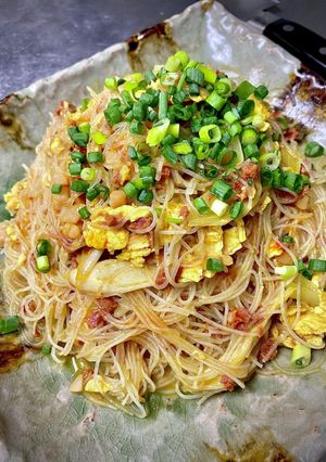 賄い！コンビーフハッシュのカレービーフン-レシピのメイン写真
