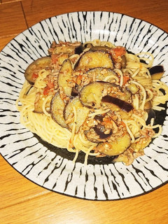 茄子とトマトのボロネーゼ風パスタ-レシピのメイン写真