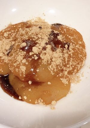 レンジで簡単、片栗粉、米粉でわらび餅風！-レシピのメイン写真