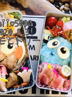 簡単 キャラ弁 アニメ ニモ ドリー-レシピのメイン写真