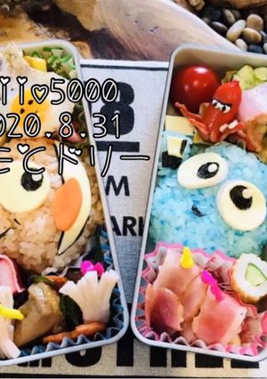 簡単 キャラ弁 アニメ ニモ ドリー-レシピのメイン写真