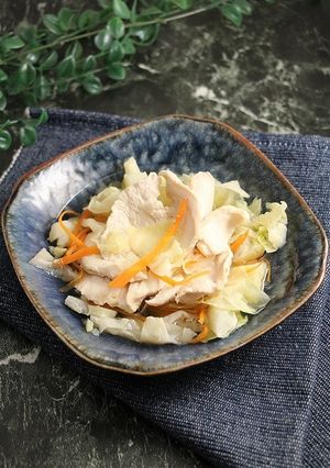 簡単！鶏むねキャベツの白だし煮-レシピのメイン写真