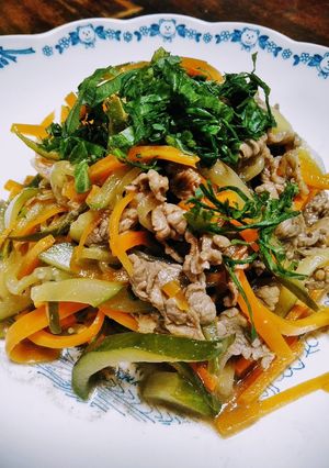 牛肉と野菜の豆板醤いため-レシピのメイン写真
