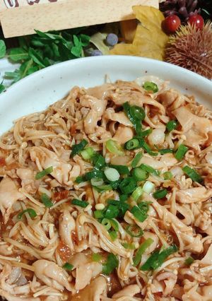 フライドオニオンde豚しゃぶ肉の甘辛炒め-レシピのメイン写真