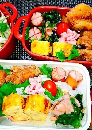 息子と娘のお弁当'20.9.2-レシピのメイン写真