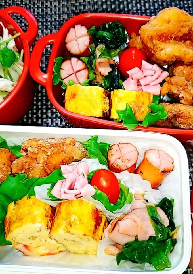 息子と娘のお弁当'20.9.2-レシピのメイン写真